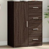 Sideboard Brown Oak 60x31x84 cm Engineered Wood