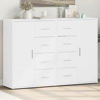 Berkfield Home Sideboards 2 pcs White 60x31x84 cm Engineered Wood | Size: 60 x 31 x 84 cm