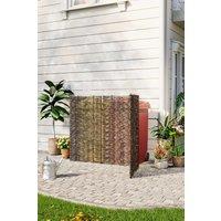 Trash Can Fence Wicker Privacy Fence