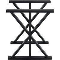 2 Pieces Black Metal Table Legs Heavy Duty Industrial Table Legs