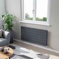 Agadon Rome Designer Aluminium Radiator in Dark Grey | Size: 603mm x 600mm