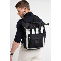 Seventeen London 'Canary Wharf' 12L Roll Top Backpack in Black