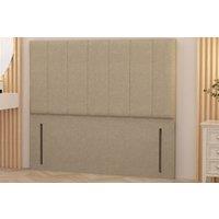Somnior Austin Linen Fabric 54 Floor Standing Upholstered Divan Headboard in Beige | Size: Super King