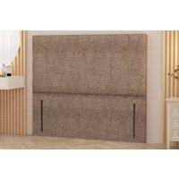 Somnior Austin Tweed Fabric 54 Floor Standing Upholstered Divan Headboard in Brown | Size: Single