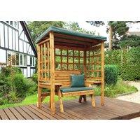 Charles Taylor Trading Wentworth Two Seater Arbour Green in Brown