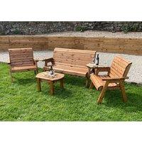 Charles Taylor Trading Large Five Seat Mutli Set With Rect Coffee in Brown
