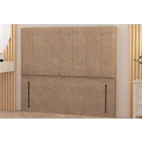 Somnior Austin Plush Velvet 54 Floor Standing Upholstered Divan Headboard in Beige | Size: Single