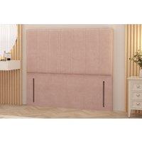 Somnior Austin Plush Velvet 54 Floor Standing Upholstered Divan Headboard in Pink | Size: Super King