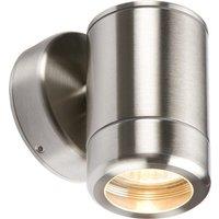 Netlighting Stainless Steel Single Fixed GU10 35W Fitting 230V IP65 in Grey