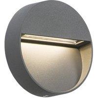 Netlighting LED Round WallGuide Light Grey 230V IP44 2W