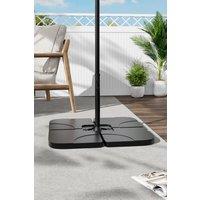 HDPE Square Sand and Water Filled Freestanding Parasol Base