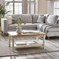 FurnitureboxUK Eden Rectangular Solid Wood Coffee Table in Light Oak
