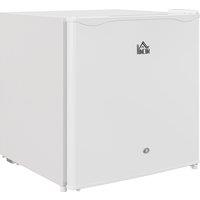 HOMCOM 46L Counter Top Fridge Mini Fridge with Chiller Box in Cream