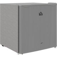 HOMCOM 46L Counter Top Fridge Mini Fridge with Chiller Box in Grey