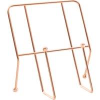 Orsina Durable Design Cookbook Stand With Gold Finish, Gold Finish Recipe Book Stand, Elegant Cook Book Stand in Copper