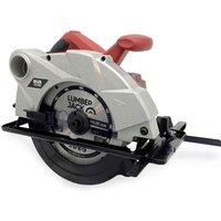 Lumberjack 185mm Circular Saw Multi Purpose 1400W Bevel Angle 240V in Red | Size: 1000mm x 1000mm