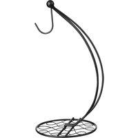 Orsina Black Banana Hanger, Modern Wire Frame Design With Matte Black Finish, Prevents Bruising & Encourages