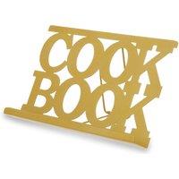 Orsina Elegant Design Cook Book Stand Pink, Durable Book Stand For Cook Books, Practical Recipe Book Stand in Gold