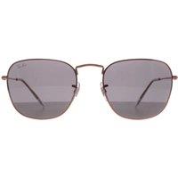 Ray-Ban Men's Square Rose Gold Dark Grey RB3857 Frank