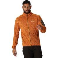 Regatta Men's 'Newhill' Full Zip Fleece in Burnt Orange | Size: Small