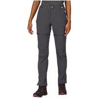Regatta Women's Mountain Zip Off-Walking Trousers in Mid Grey | Size: 18
