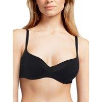 Chantelle Women's Norah Underwired Covering Full Cup Bra in Black | Size: 34C
