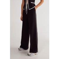 Tailored Contrast Piped Joggers