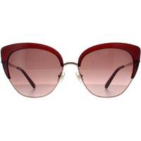 Kate Spade Women's Cat Eye Gold Burgundy Gradient Abinaya