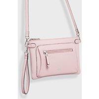 The Ruby Leather Crossbody Clutch Bag