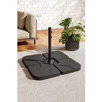 HDPE Square Water and Sand Filled Freestanding Parasol Base