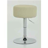 netfurniture Low Bar Stool - Cream Height Adjustable | Size: 140 cm x 90 cm