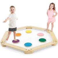 Gymax Kids Balance Beam 12 PCS Toddler Stepping Stones Balance Beam Boards | Size: 12 Pack