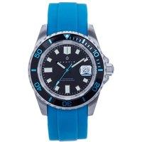 Nautis Men's Interceptor Box Set With Interchangable Bands & Date Display in Light Blue