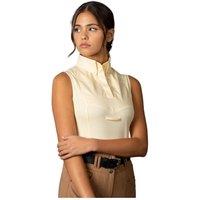 Aubrion Women's Tie Keeper Sleeveless Shirt in Yellow | Size: 2XL