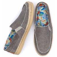 Moshulu 'Weir' Men's Slip On Espadrille Shoes in Grey | Size: 10