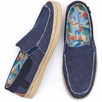 Moshulu 'Weir' Men's Slip On Espadrille Shoes in Navy | Size: 10