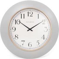 mysmartbuy Battery Powered Round Wall Clock - 30cm Diameter in Grey