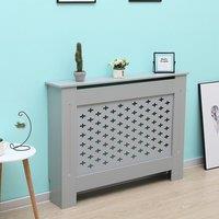 Home Source Medium Radiator Cover MDF Wooden Home Decorative Modern Design in Grey