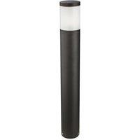Netlighting Beta 1 Light Outdoor Bollard Light Graphite IP54 E27 in Black