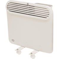 mysmartbuy 500W Floor or Wall Mounted Electric Panel Heater - Slimline Silent Energy Efficient Home, Office or Conservatory Radiator in White