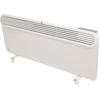 mysmartbuy 2000W Floor or Wall Mounted Electric Panel Heater - Slimline Silent Energy Efficient Home, Office or Conservatory Radiator in White