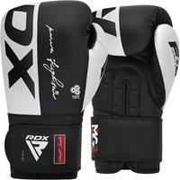 RDX SPORTS Men's RDX F4 Boxing Sparring Gloves Hook & Loop in White | Size: 10oz