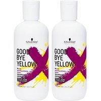 Schwarzkopf Goodbye Yellow Neutralising Wash 300ml Double in Clear