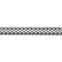 Mens Silver Double Franco Chunky Snake Chain Bracelet 8.5 - GVB525
