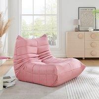 Bravich LTD Lounge Chair Cocoon Lazy Comfort Armchair Sofa Statement Cuddle Chair in Pink