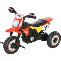 HOMCOM Toddler Pedal Tricycle Ride-On Learning Music Lights 18-36 Months in Red