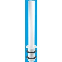 McAlpine TWL-18 1.5"x 18" Standing Waste x 3.5" Tail in White