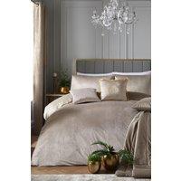 Laurence Llewelyn-Bowen 'Montrose' Luxury Velvet Duvet Cover Set in Natural | Size: Super King
