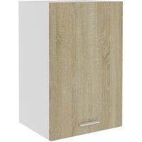 Berkfield Home Hanging Cabinet Sonoma Oak 39.5x31x60 cm Engineered Wood in Brown