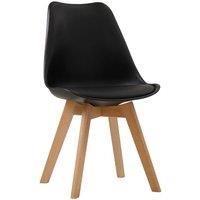 netfurniture Lovet Chair Black (Pack Of 2)